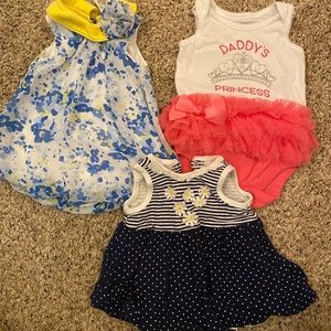 💕2/$10 Lot of little girls dresses